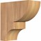 Ekena Millwork Ridgewood Smooth Corbel, Western Red Cedar, 3 1/2"W x 8"D x 8"H COR04X08X08RID00SWR - alternate 1
